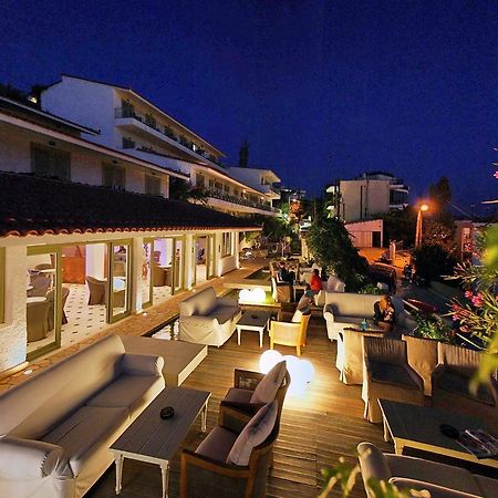 Sandy Bay Hotel Plomari Bagian luar foto