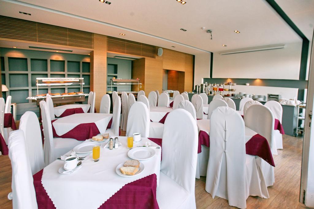 Sandy Bay Hotel Plomari Bagian luar foto